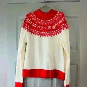 Fair Isle Christmas Sweater size 4-6 small like new